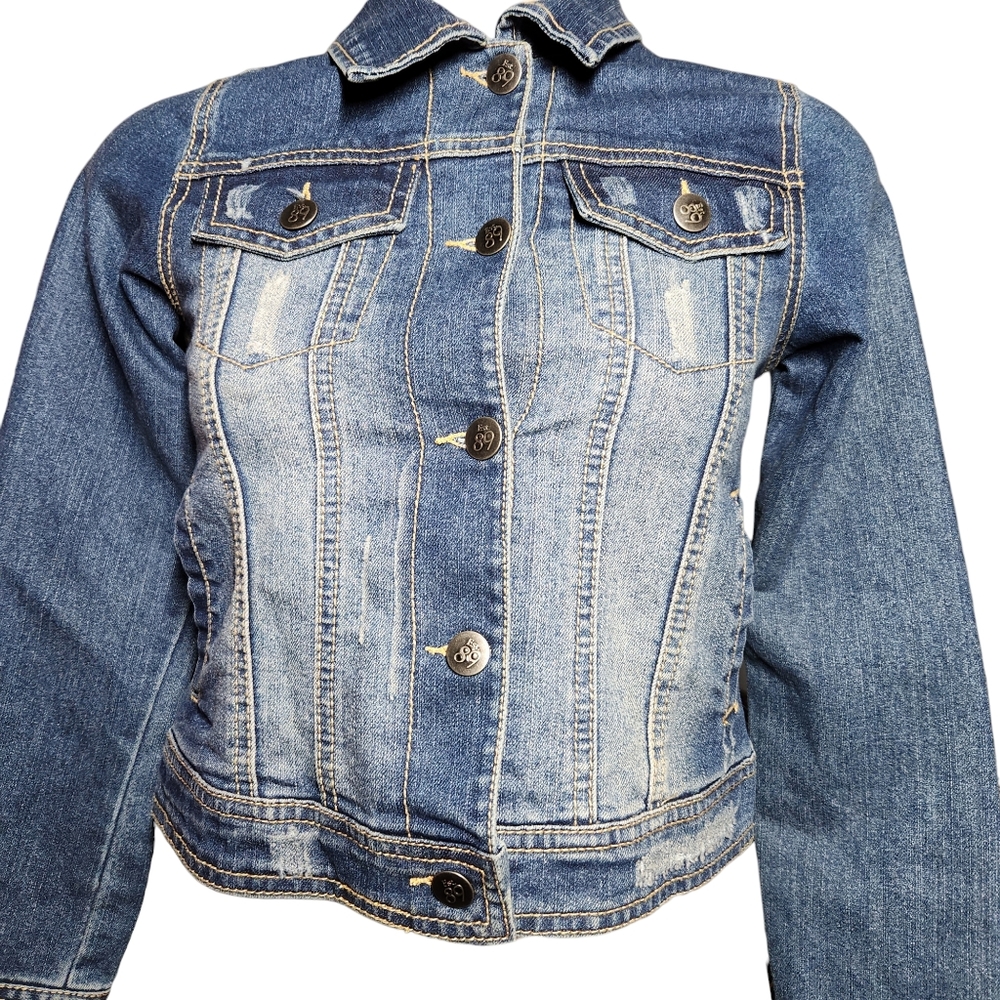 Children's Place size 14 blue jean jacket NWT